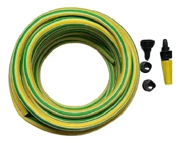 Manguera Riego Jardin Forzada 1/2 13mm X 25mts + Acoples Verde/amarillo - Image 3