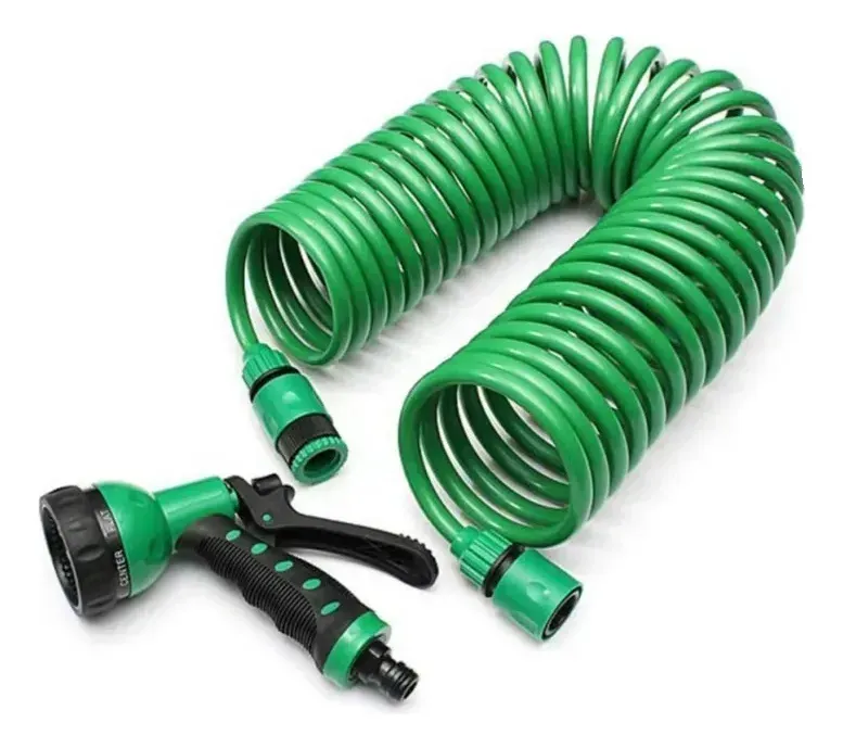 Manguera De Riego Espiral Kit + Pistola 15 Mts + Accesorios - Image 4
