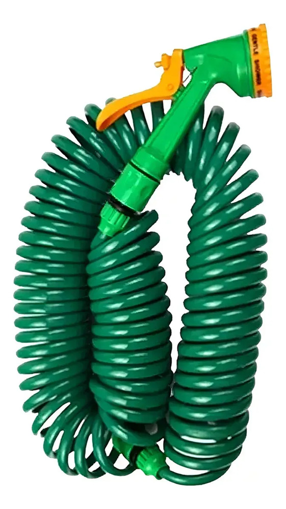 Manguera De Riego Espiral Kit + Pistola 15 Mts + Accesorios - Image 5
