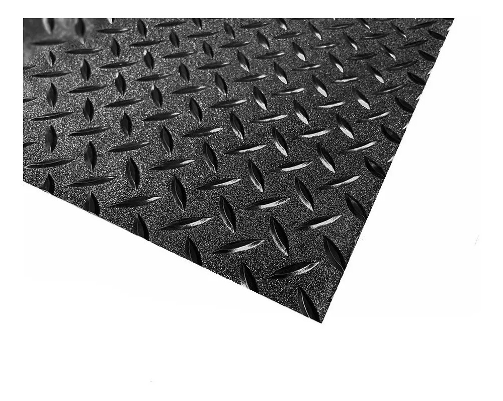 Piso Semilla Negro Pvc Simil Goma (1.50 X 1mt)