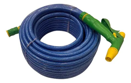 Manguera De Riego 1/2 Reforzada X 20mts + Kit De Accesorios Celeste - Image 2