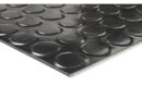 Piso Goma Baldosa Indelval Clasic Negro Saldo 50x50 3mm (x1)