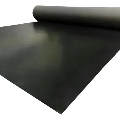 Pisos De Goma Odranid Negro Liso 3mm