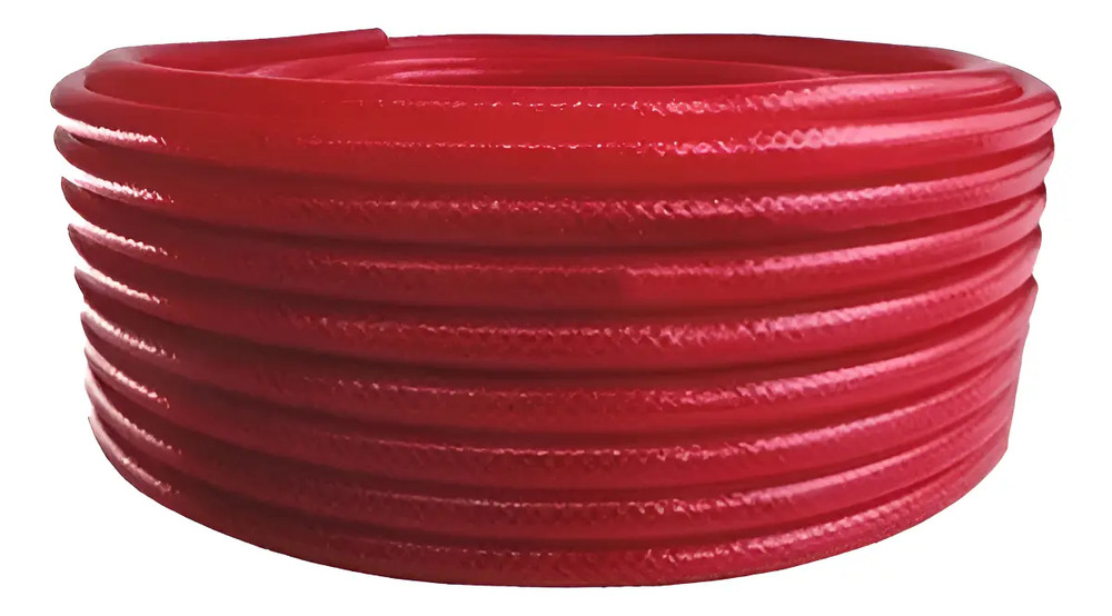 Manguera Presión Aire 8mm 5/16 Rollo X 10mts Compresor Dep Rojo