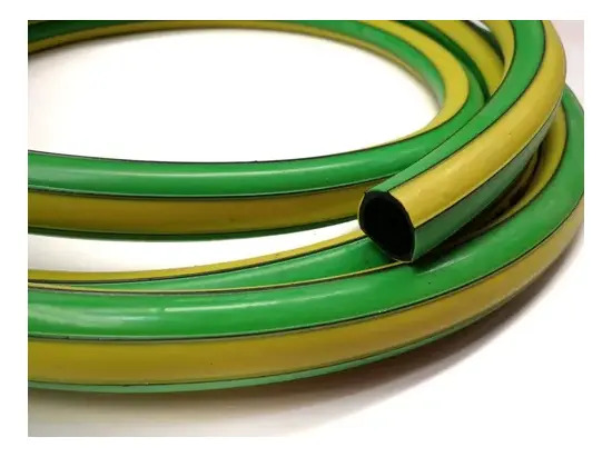 Manguera De Riego 1/2 Pvc Virgen Reforzada Rollo X 15 Mts Verde/amarillo - Image 4