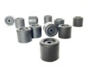 Tope Pata De Goma Puerta 29 X 13 X6mm (pack X 100) Art. 776 Negro/gris Oscuro Cilindrica