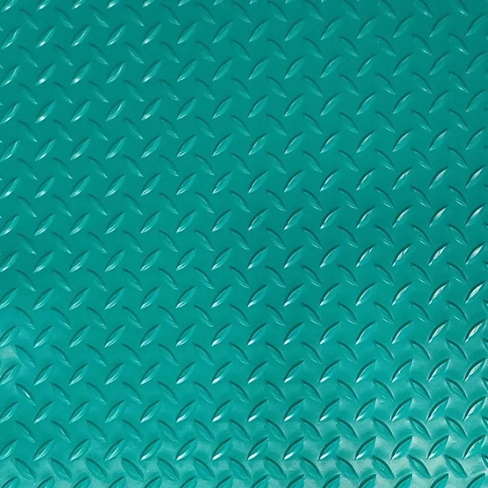 Piso Goma/pvc Semilla Melon Ignifugo 3mm Verde 1m Ancho X 5m Verde Semilla