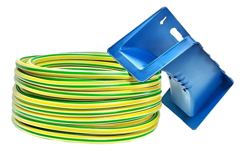 Manguera De Riego 1/2 Pvc Virgen X 15 Mts + Porta Manguera Verde
