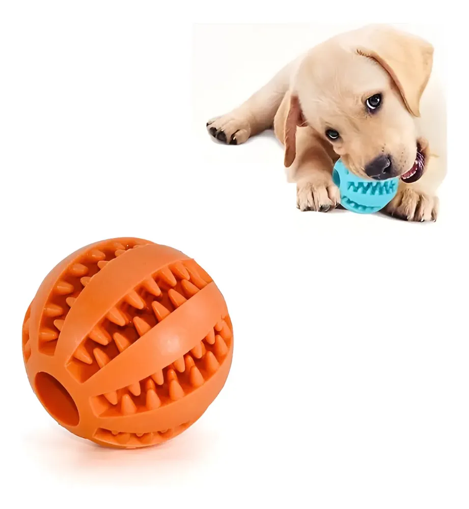 Juguete Mordillo Perros Pelota Porta Alimento Premium 6cm - Image 29