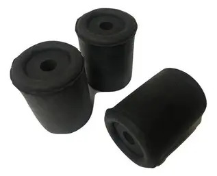 Tope Pata De Goma Puerta 29 X 40 X 6mm (pack X 100) Art. 771 Negro Cilindrica - Image 3