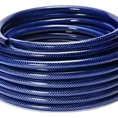 Manguera De Riego Trenzada Azul 10 Bar 3/4  X 50 Mts Premium Azul
