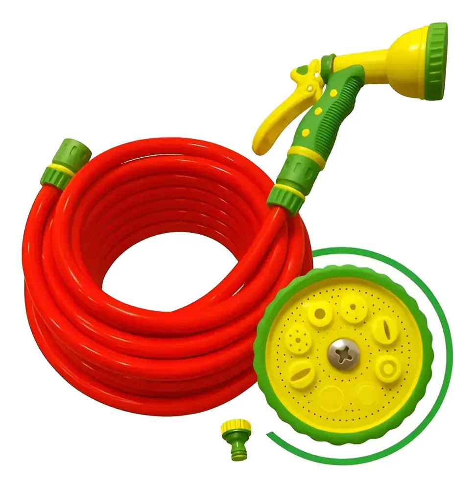 Manguera Riego Naranja 1/2 Reforzada 30 Mts + Multivia Acces Naranja