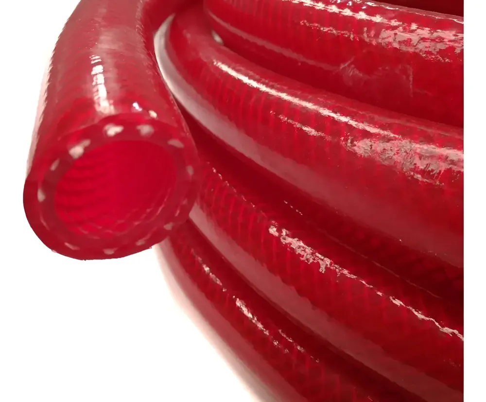 Manguera Compresor Aire Agua Afa 1/4 6mm 300 Lbs 25mts Pvc Reforzada Rojo - Image 2