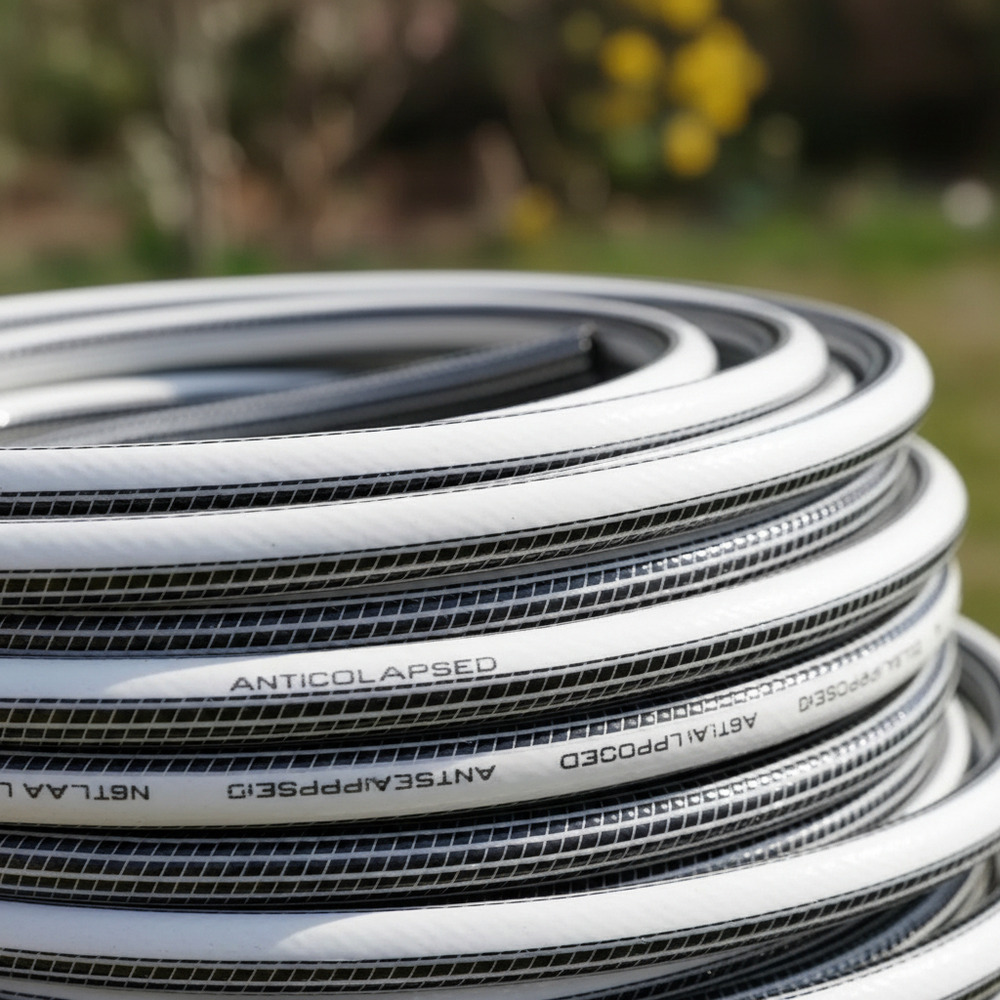 Manguera Riego 3/4 X 50m Anticolapsable + Accesorios Premium Gris - Image 2