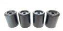 Tope De Goma Puerta Pack 4 Unidades 29 X 40 X 6mm  (cod 771) Negro Cilíndrica