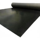 Piso De Goma Liso Negro 3mm Espesor, Ancho 1.40mt (no Pvc)