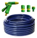 Manguera De Riego Trenzada Con Accesorios 1/2 X 50mts Azul