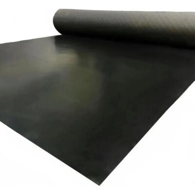 Pisos De Goma Odranid Negro Liso 3mm X 20m2 (rollo Completo) Negro Liso 3mm Alto Transito