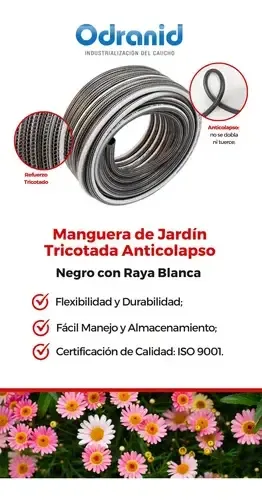 Manguera Riego 1/2 X 10m Anticolapsable + Accesorios Premium Gris - Image 3