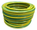Manguera De Riego 1/2 Pvc Virgen Reforzada 15 Metros Color Verde/amarillo