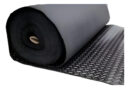 Piso De Goma Semilla Melon Espesor 3 Mm 1mt X 5mts Negro Semilla Melon