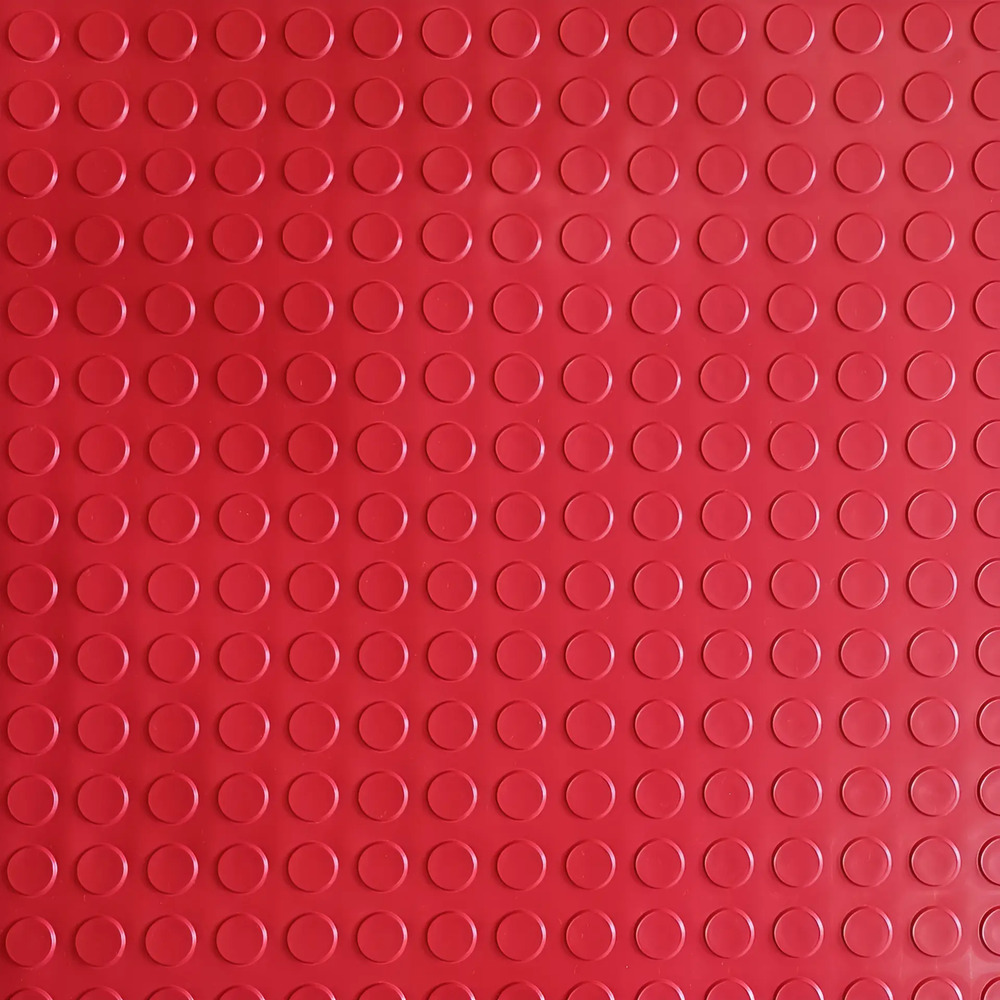 Piso Goma/pvc Moneda 3mm Espesor Verde Azul Rojo Por M2 Prem