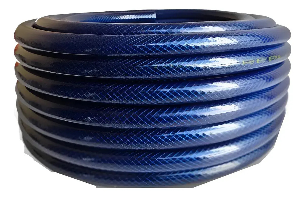 Manguera De Riego Trenzada C/ Pistola Multivia 1/2 X 25mts Azul - Image 6