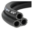 Manguera Presion Compresor Negro 8mm 5/16 Rollo 25mts Negro