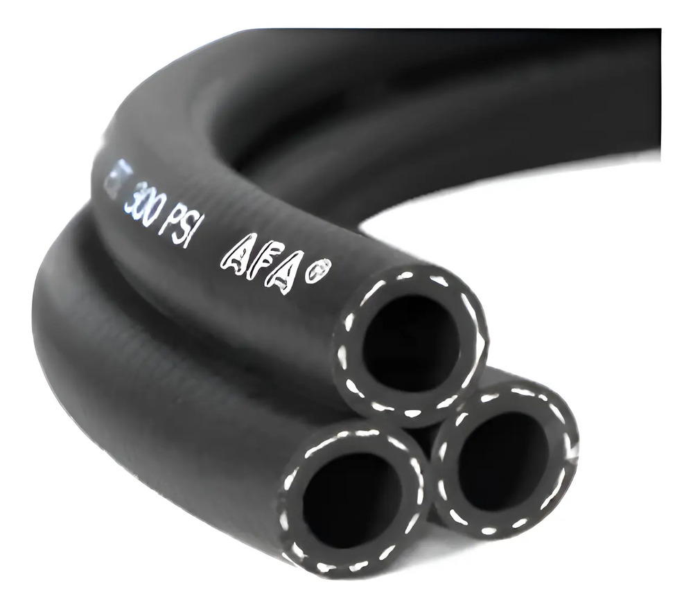 Manguera Presion Compresor Negro 8mm 5/16 Rollo 25mts Negro