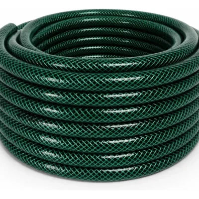 Manguera Riego Pvc 3/4 25m Reforzada Trenzada Odranid Jardín Verde