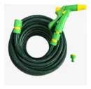 Manguera De Riego 3/4 Trenzada Reforzada X 20mts + Accesorio Verde